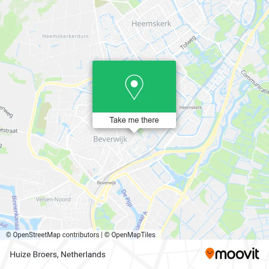 Huize Broers map