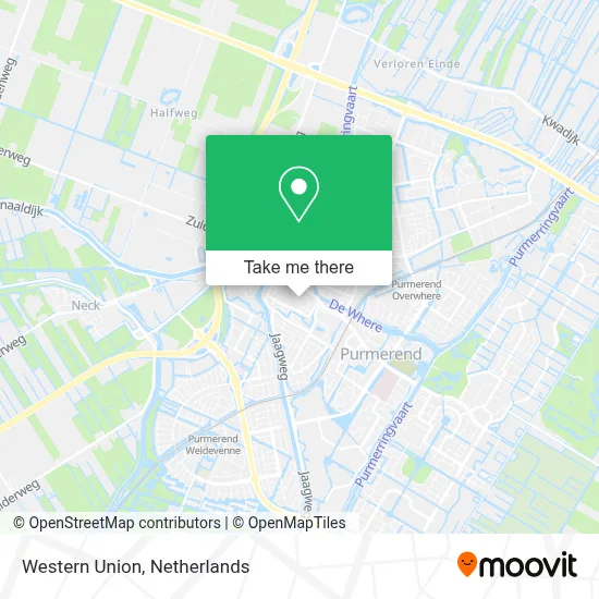 Western Union map
