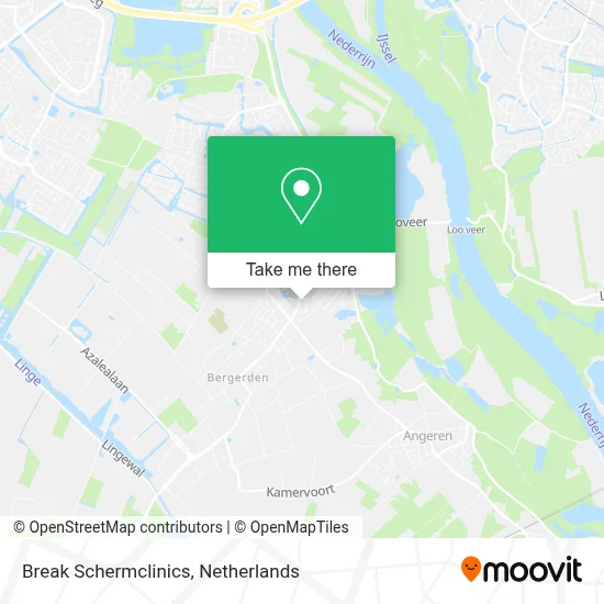Break Schermclinics map