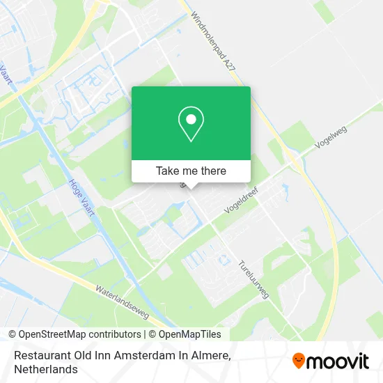 Restaurant Old Inn Amsterdam In Almere map