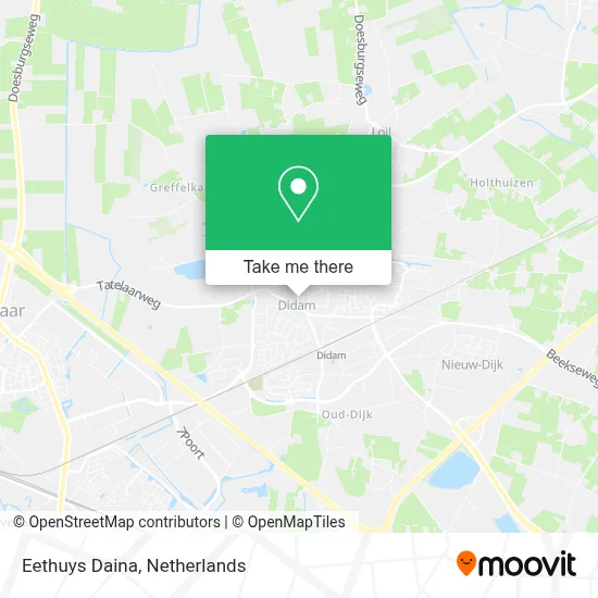 Eethuys Daina map