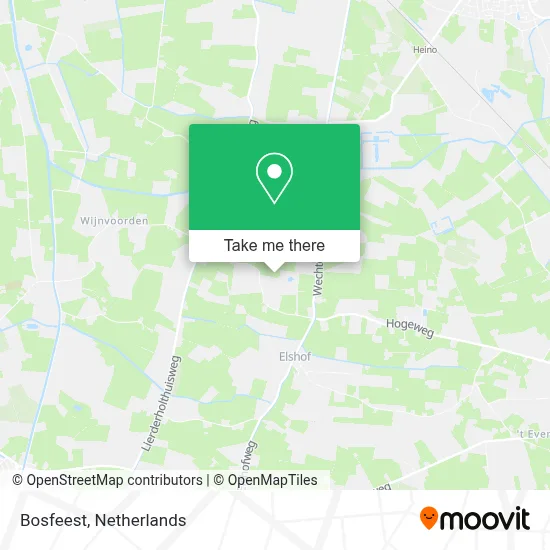 Bosfeest Karte