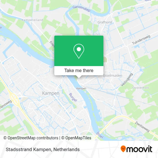 Stadsstrand Kampen map