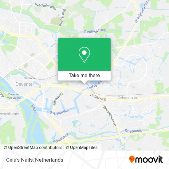 Cela's Nails map