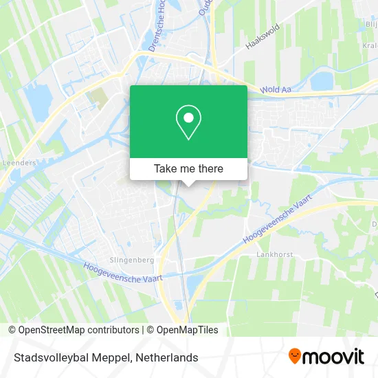 Stadsvolleybal Meppel map
