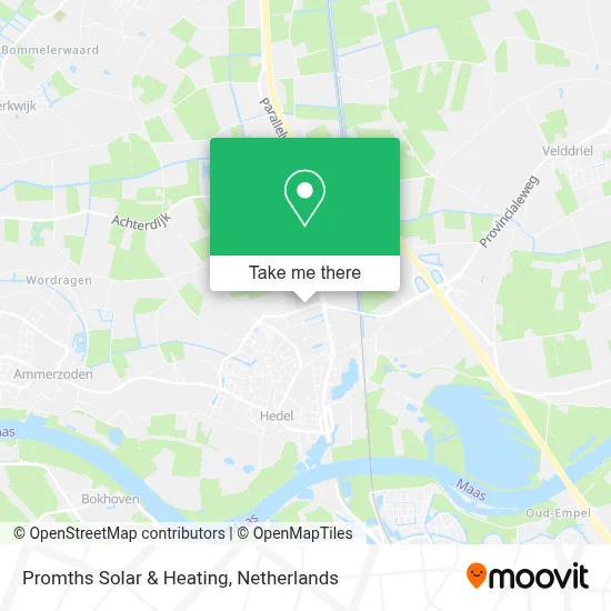 Promths Solar & Heating map