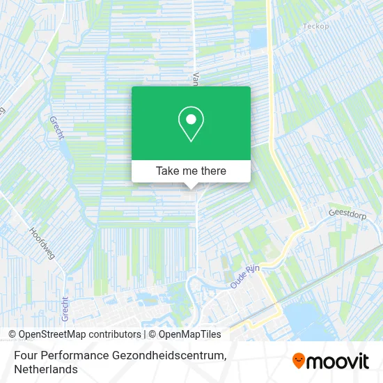 Four Performance Gezondheidscentrum map