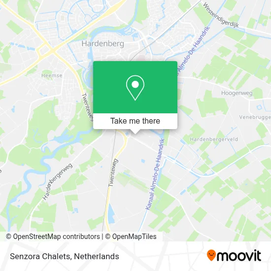 Senzora Chalets map