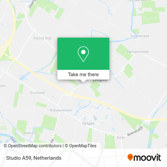 Studio A59 map