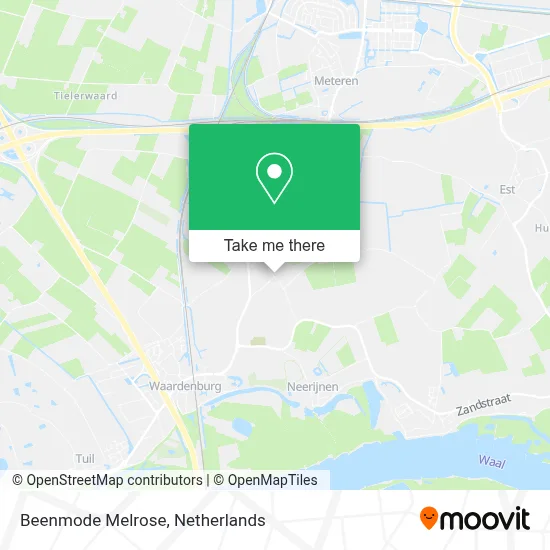 Beenmode Melrose map