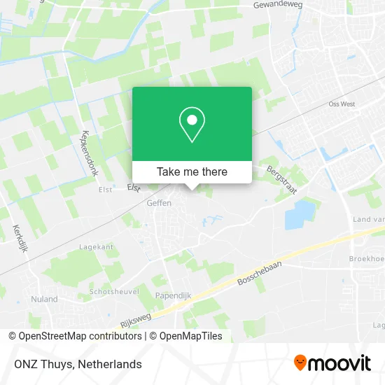 ONZ Thuys map