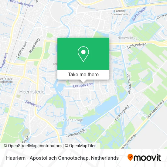 Haarlem - Apostolisch Genootschap map