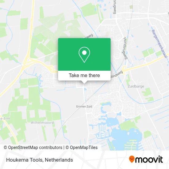 Houkema Tools map
