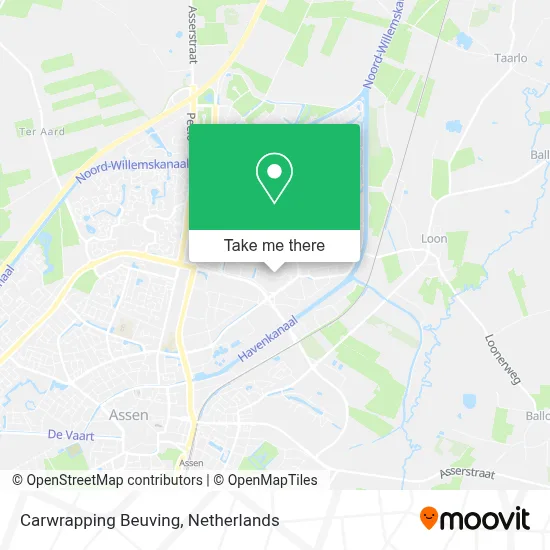 Carwrapping Beuving map