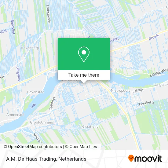 A.M. De Haas Trading map
