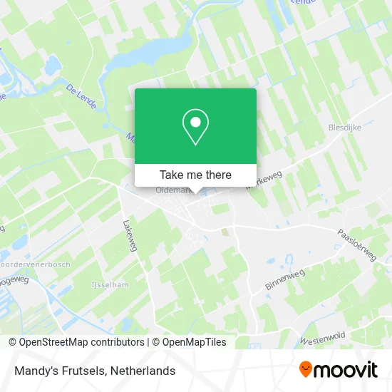 Mandy's Frutsels map