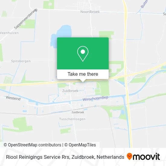 Riool Reinigings Service Rrs, Zuidbroek Karte