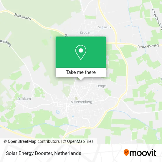 Solar Energy Booster map