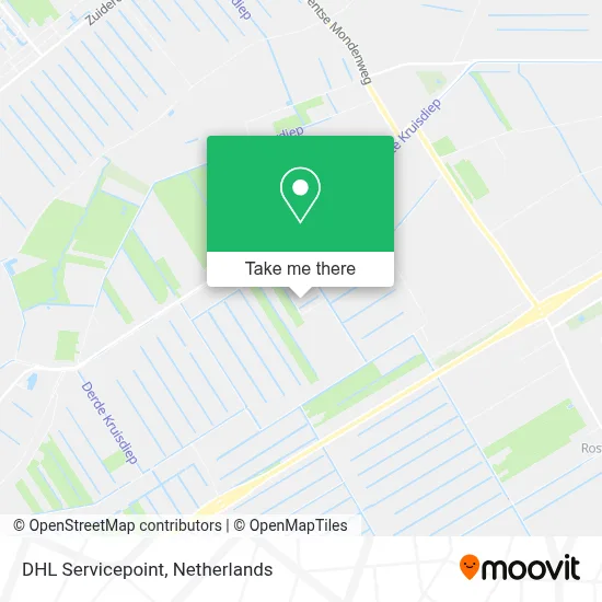 DHL Servicepoint map