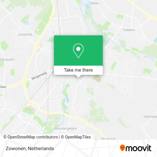 Zowonen map