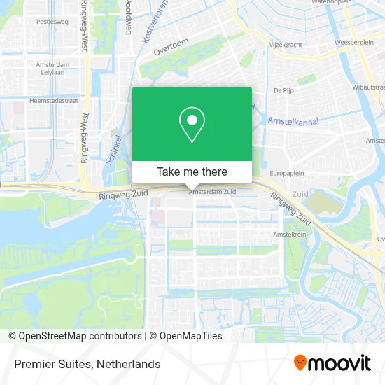 Premier Suites map