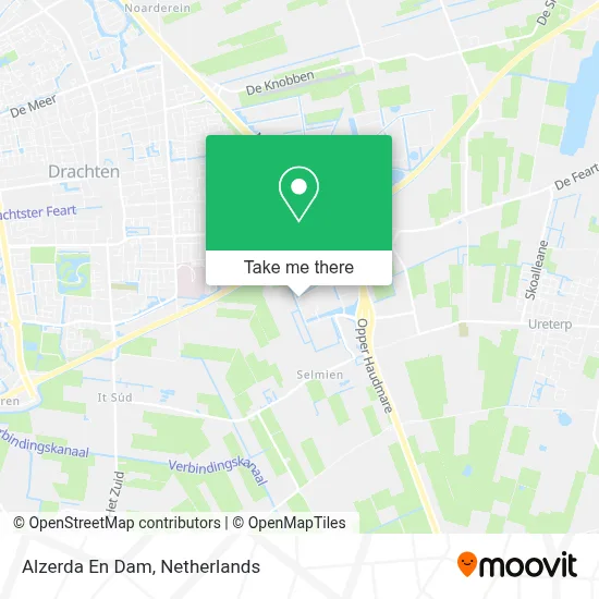Alzerda En Dam map