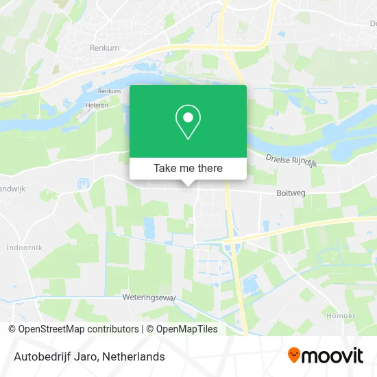 Autobedrijf Jaro map
