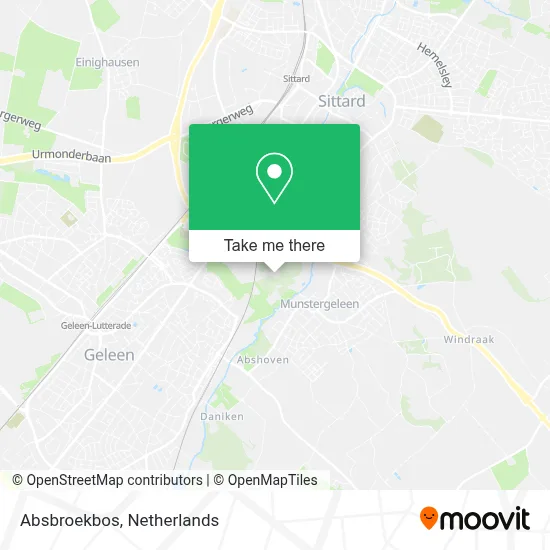 Absbroekbos map