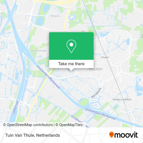 Tuin Van Thule map
