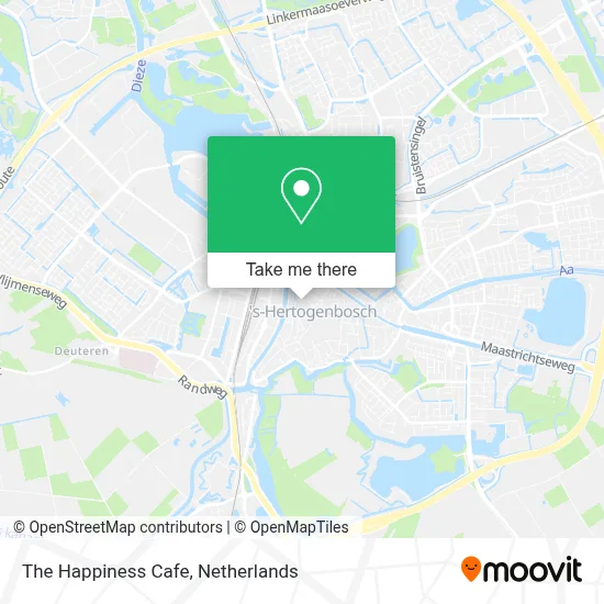 The Happiness Cafe map