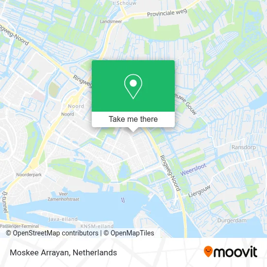 Moskee Arrayan map