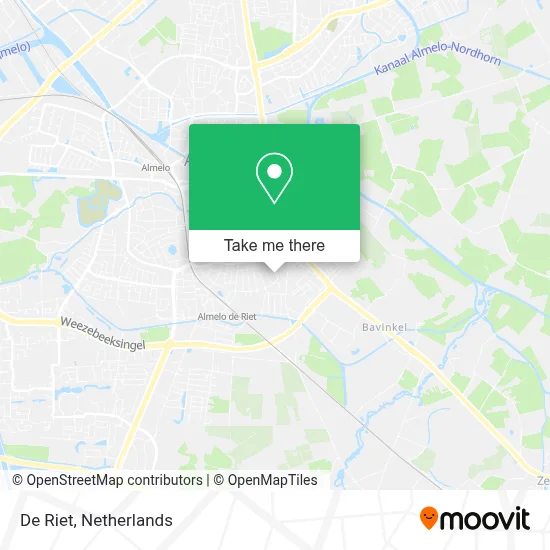 De Riet map