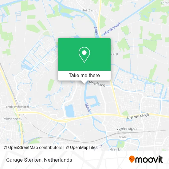 Garage Sterken map