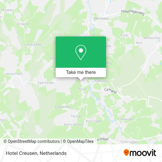 Hotel Creusen map