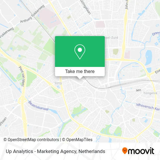Up Analytics - Marketing Agency map
