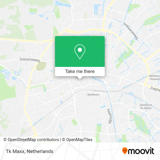 Tk Maxx map