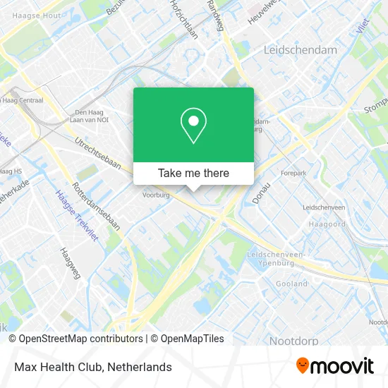 Max Health Club map
