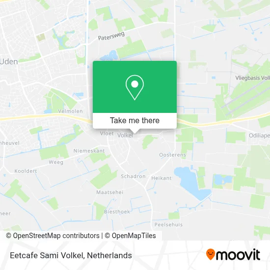 Eetcafe Sami Volkel map