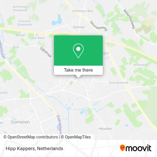 Hipp Kappers map
