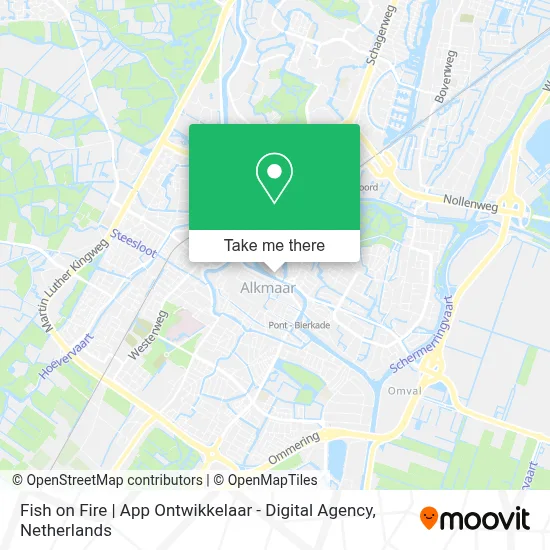 Fish on Fire | App Ontwikkelaar - Digital Agency map