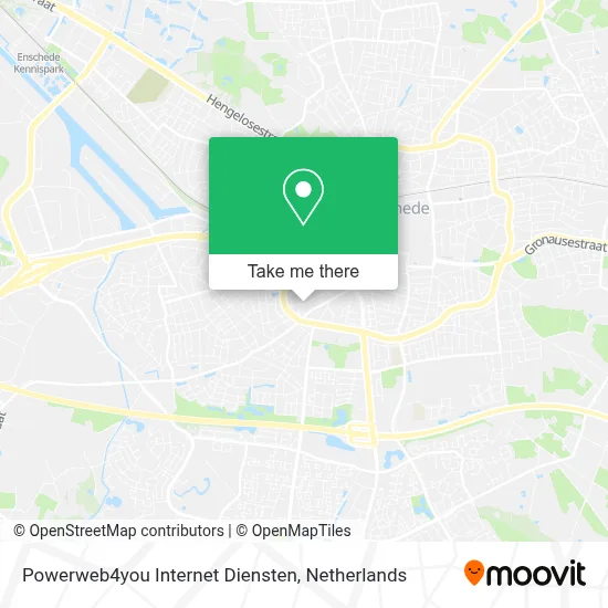 Powerweb4you Internet Diensten map