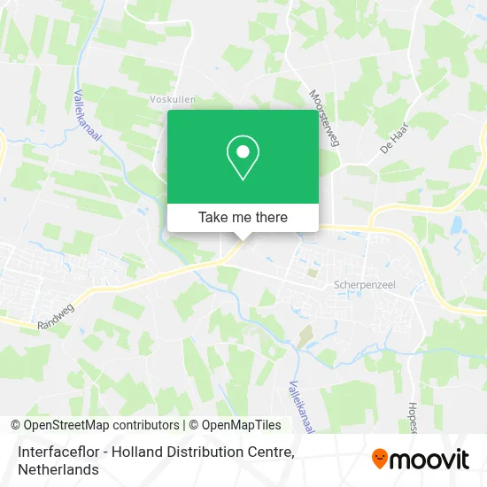 Interfaceflor - Holland Distribution Centre map