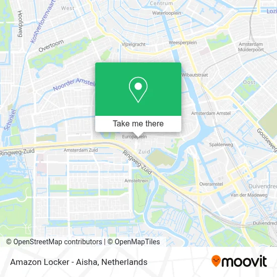 Amazon Locker - Aisha map