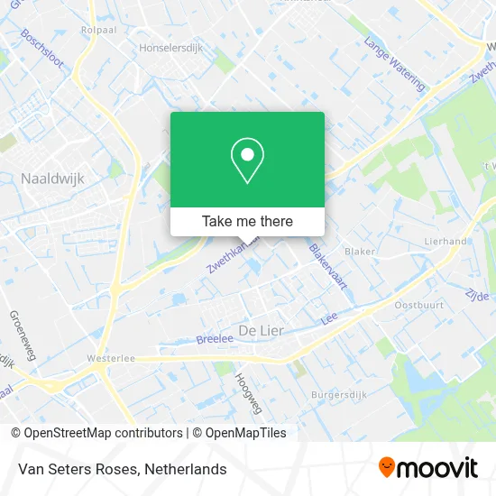 Van Seters Roses map