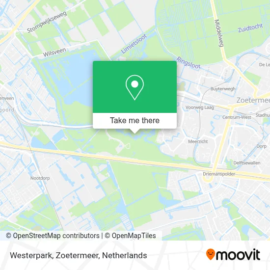 Westerpark, Zoetermeer map