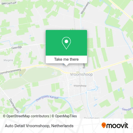 Auto Detail Vroomshoop map