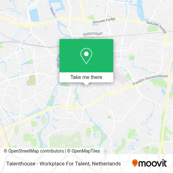 Talenthouse - Workplace For Talent map