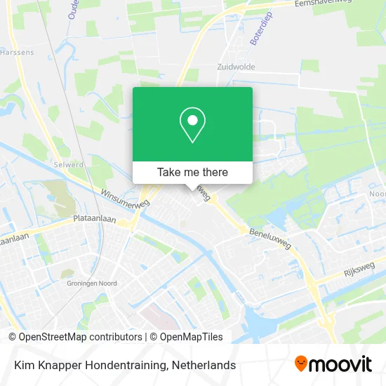 Kim Knapper Hondentraining map