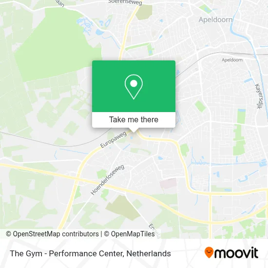 The Gym - Performance Center Karte