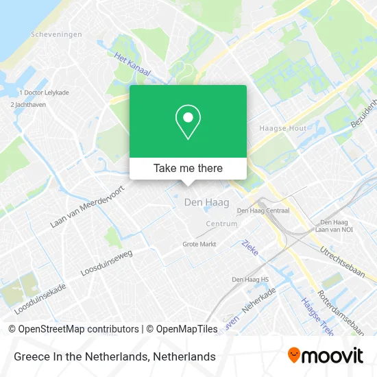 Greece In the Netherlands map